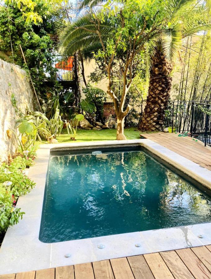 Appartement Lumineux Avec Terrasse Jardin Et Acces Piscine Villefranche-sur-Mer Exterior photo